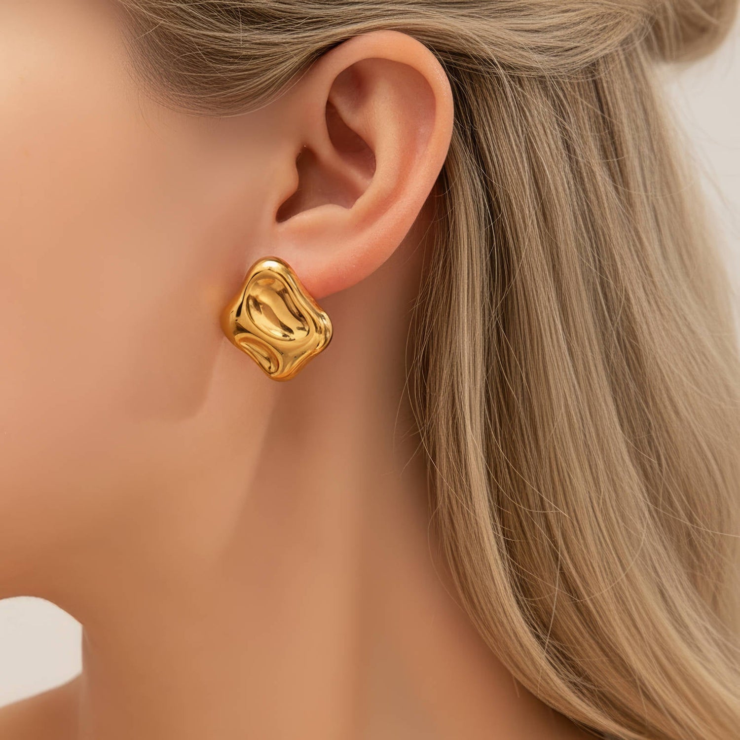 24k Gold plated waterproof Earrings